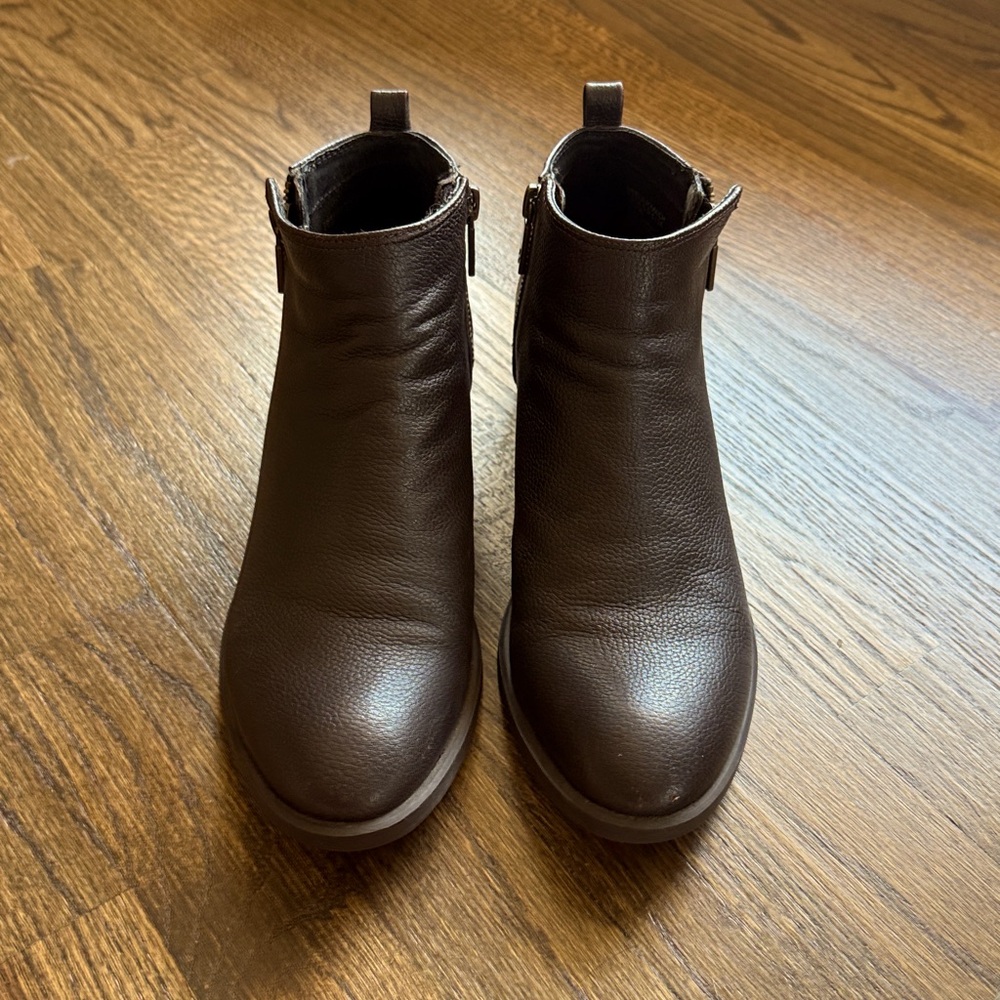 Kenneth Cole Rock & Roll Ankle Boots Dark Brown Size 7.5
